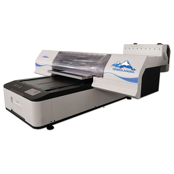Qomolangma 6090 Digital Flatbed UV Printer, White Ink and Color Ink